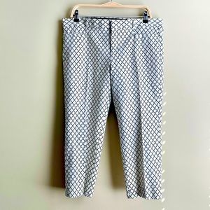Banana Republic Graphic Print Sloan Stretch Skinny Pants